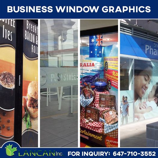 Window Graphic Design and Installation